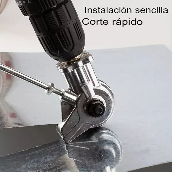 ACCESORIO DE DRILL CORTADOR DE PLACA METALICA